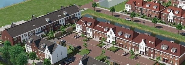 Schets De Waterkanten in Lisse