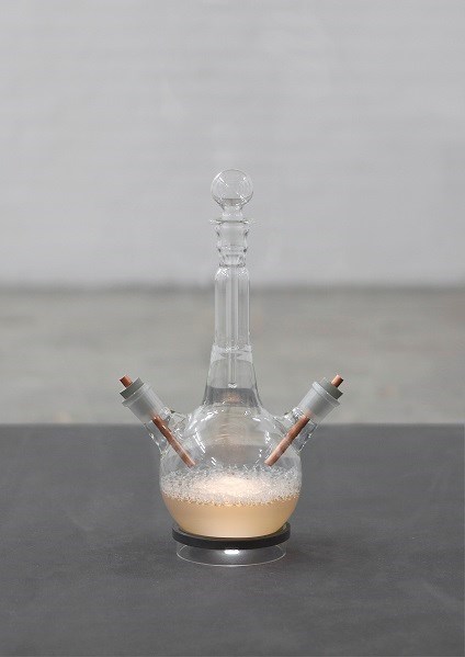 Paul Geelen Collected Snail Slime - Sliding under traces @ A Tale of a Tub - Rotterdam. Foto: Gemeentemuseum Den Haag.