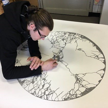 Wouter Willebrands aan het werk voor Analog