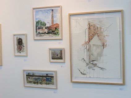 De Groningse galerie with tsjalling was present met Julio Pastor, Mexicaan uit Groningen