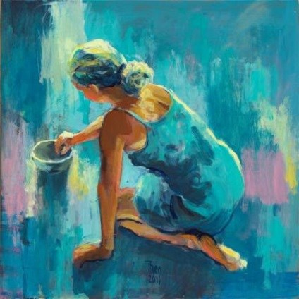 Theo Onnes, Model in blauw